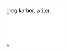 Tablet Screenshot of gregkarber.com